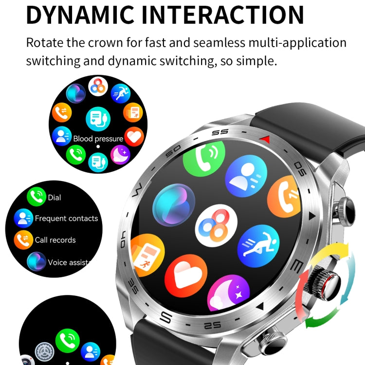 LEMFO T95 1.52 inch IPS Screen 2 in 1 Bluetooth Earphone Smart Watch Support Health Monitoring(Black) - free shipping - PMC TechLife - Order now!