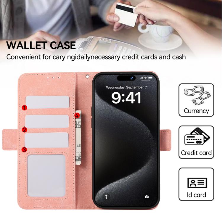 For iPhone 17 Air ABEEL Frosted Magnetic RFID Leather Phone Case(Black) - free shipping - PMc TechLife - Order now!