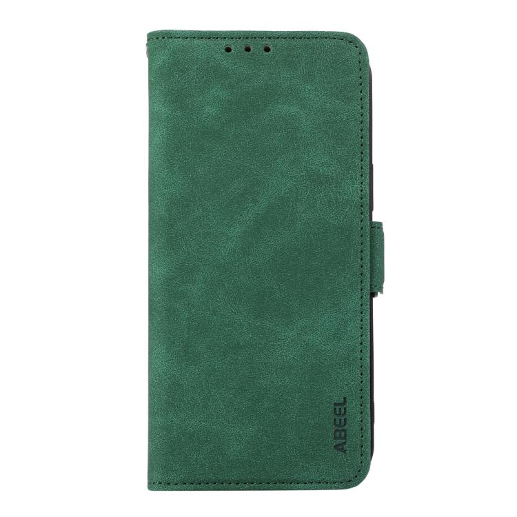 For iPhone 17 Pro ABEEL Frosted Magnetic RFID Leather Phone Case(Green) - free shipping - PMc TechLife - Order now!
