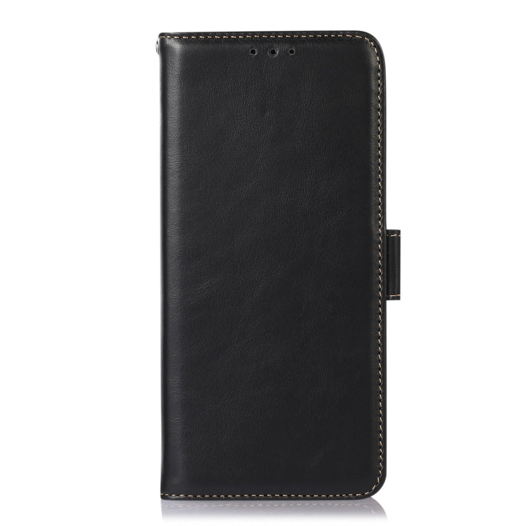 For Google Pixel 9 Crazy Horse Top Layer Cowhide Leather Phone Case(Black) - free shipping - PMC TechLife - Order now!