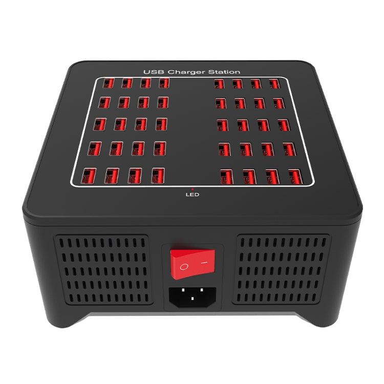 YFY-A76 200W 40 Ports USB Smart Charging Station(EU Plug) - Multifunction Charger by PMC Jewellery | Online Shopping South Africa | PMC Jewellery | Buy Now Pay Later Mobicred