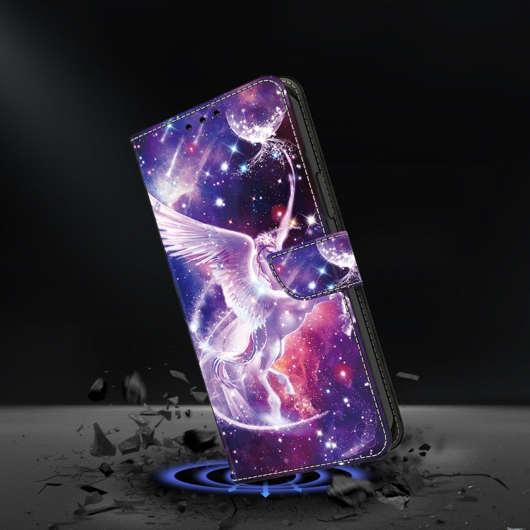 For Google Pixel 9 Crystal Painted Leather Phone case(Unicorn) - Google Cases by PMC TechLife | Online Shopping South Africa | PMC TechLife | Buy Now Pay Later Mobicred