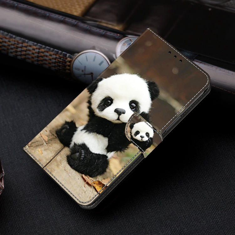 For Google Pixel 9 Crystal Painted Leather Phone case(Panda) - Google Cases by PMC TechLife | Online Shopping South Africa | PMC TechLife | Buy Now Pay Later Mobicred