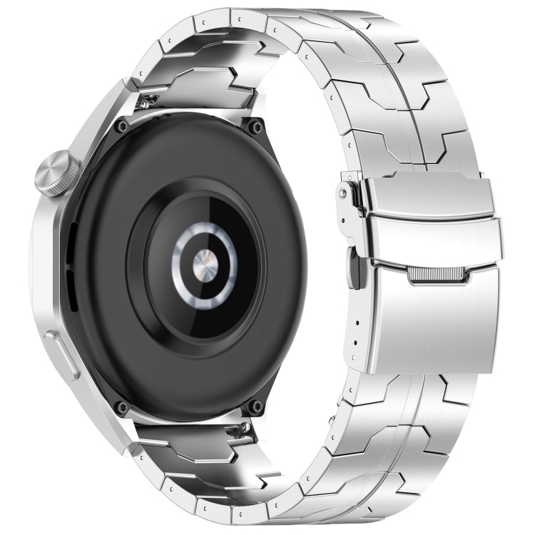 22mm Titanium Metal Watch Band(Silver) - 22mm Bands by PMC TechLife | Online Shopping South Africa | PMC TechLife