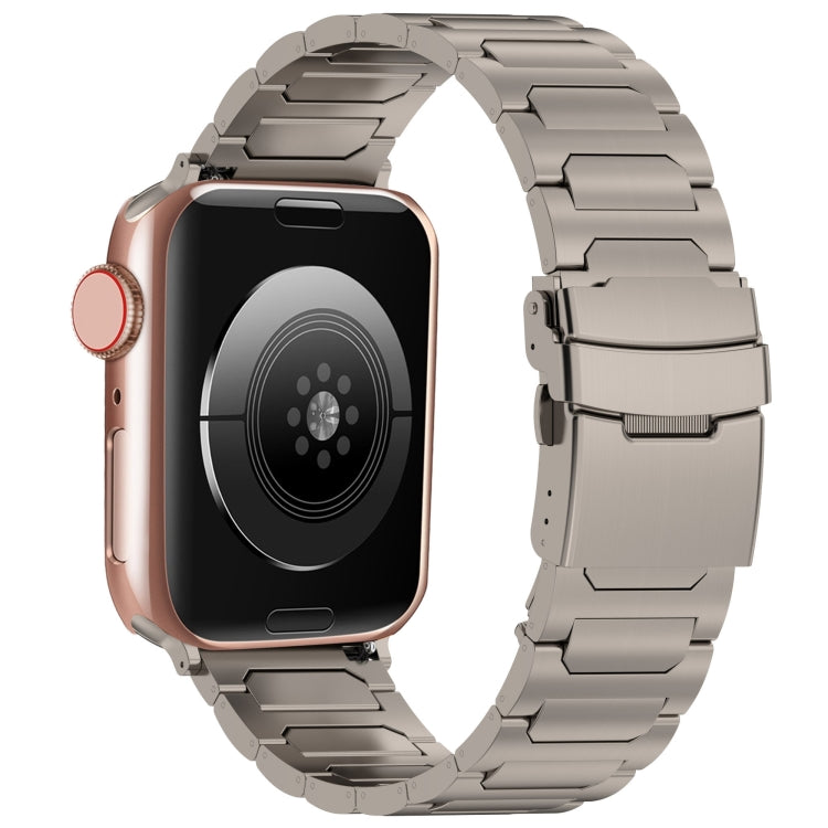 For Apple Watch Series 6 40mm I-Shaped Titanium Metal Watch Band(Titanium) - free shipping - PMC TechLife - Order now!