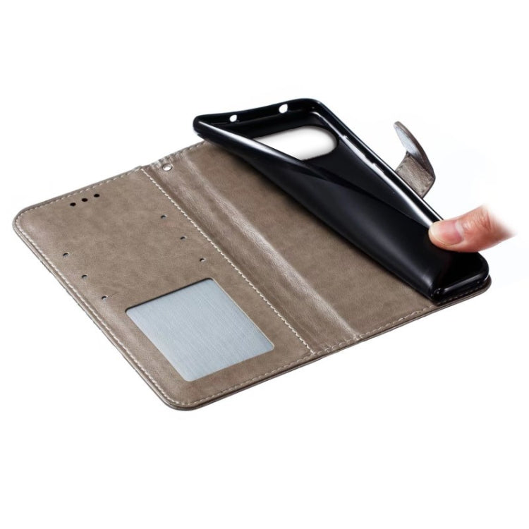 For Google Pixel 9 Pro Sun Mandala Embossing Pattern Phone Leather Case(Grey) - Google Cases by PMC TechLife | Online Shopping South Africa | PMC TechLife | Buy Now Pay Later Mobicred