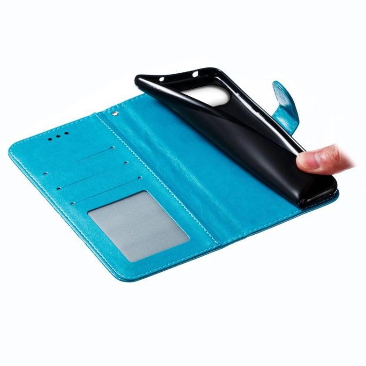 For Google Pixel 9 Pro Sun Mandala Embossing Pattern Phone Leather Case(Blue) - Google Cases by PMC TechLife | Online Shopping South Africa | PMC TechLife | Buy Now Pay Later Mobicred