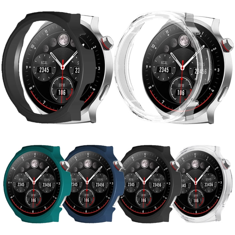 For Aigo Smart Watch V8 Half Coverage PC Watch Protective Case(Transparent) - Watch Case by PMC TechLife | Online Shopping South Africa | PMC TechLife