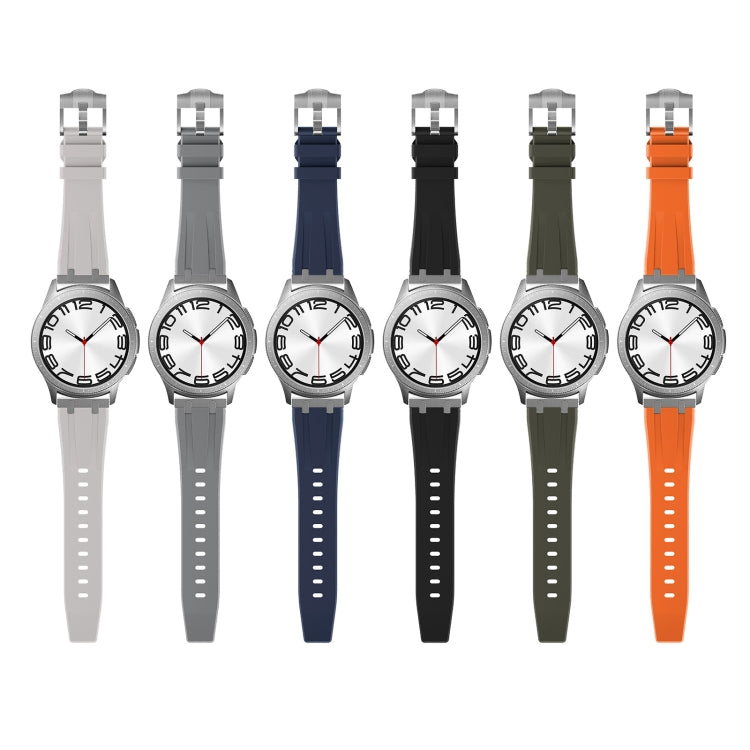 20mm Flat Head Silicone Watch Band(Black Starlight) - 20mm Bands by PMC TechLife | Online Shopping South Africa | PMC TechLife
