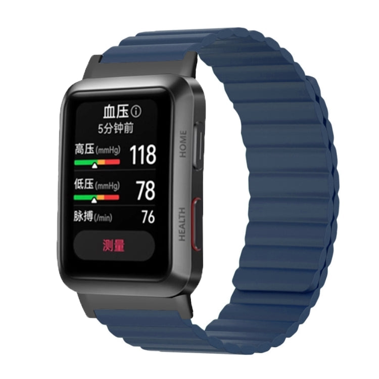 For Huawei Watch D Magnetic Silicone Watch Band(Dark Blue) - free shipping - PMC TechLife - Order now!