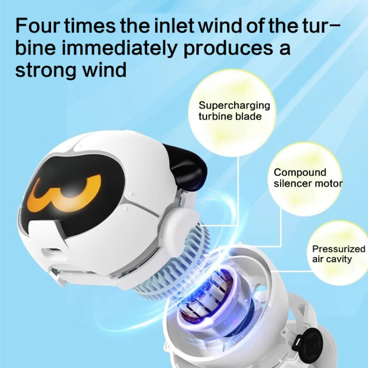 MF082 Portable Hanging Neck Pudding Electric Fan(Black) - Electric Fans by PMC TechLife | Online Shopping South Africa | PMC TechLife | Buy Now Pay Later Mobicred