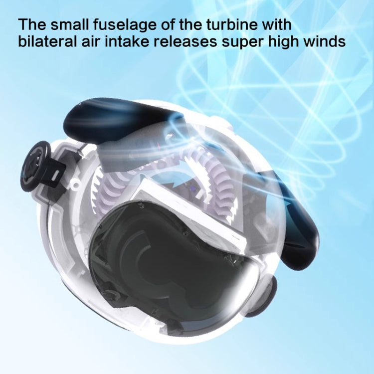 MF082 Portable Hanging Neck Pudding Electric Fan(White) - Electric Fans by PMC TechLife | Online Shopping South Africa | PMC TechLife | Buy Now Pay Later Mobicred