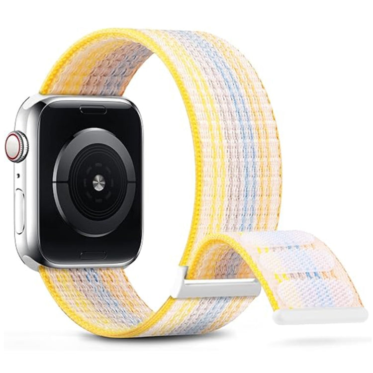 For Apple Watch Series 9 45mm Dual Hook and Loop Nylon Watch Band(Colorful Starlight) - Watch Bands by PMC TechLife | Online Shopping South Africa | PMC TechLife