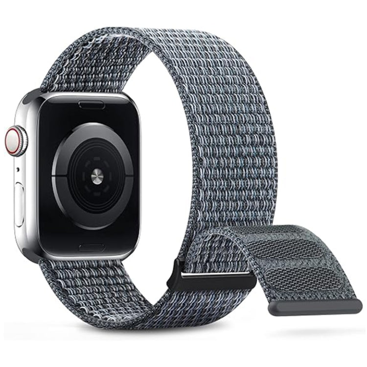 For Apple Watch Series 2 42mm Dual Hook and Loop Nylon Watch Band(Grey) - Watch Bands by PMC TechLife | Online Shopping South Africa | PMC TechLife | Buy Now Pay Later Mobicred