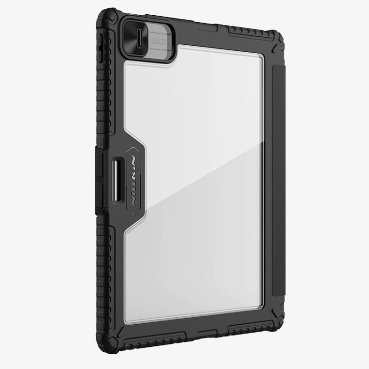 For iPad Pro 13 2024 NILLKIN Bumper Pro Multi-angle Folding Style Tablet Leather Case(Black) - iPad Pro 13 2024 Cases by NILLKIN | Online Shopping South Africa | PMC TechLife | Buy Now Pay Later Mobicred