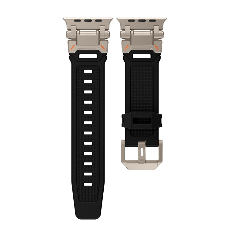 For Apple Watch Series 7 45mm Explorer TPU Watch Band(Titanium Black) - free shipping - PMC TechLife - Order now!