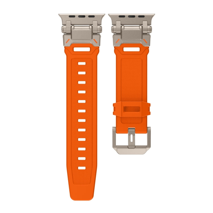For Apple Watch Series 5 44mm Explorer TPU Watch Band(Titanium Orange) - free shipping - PMC TechLife - Order now!