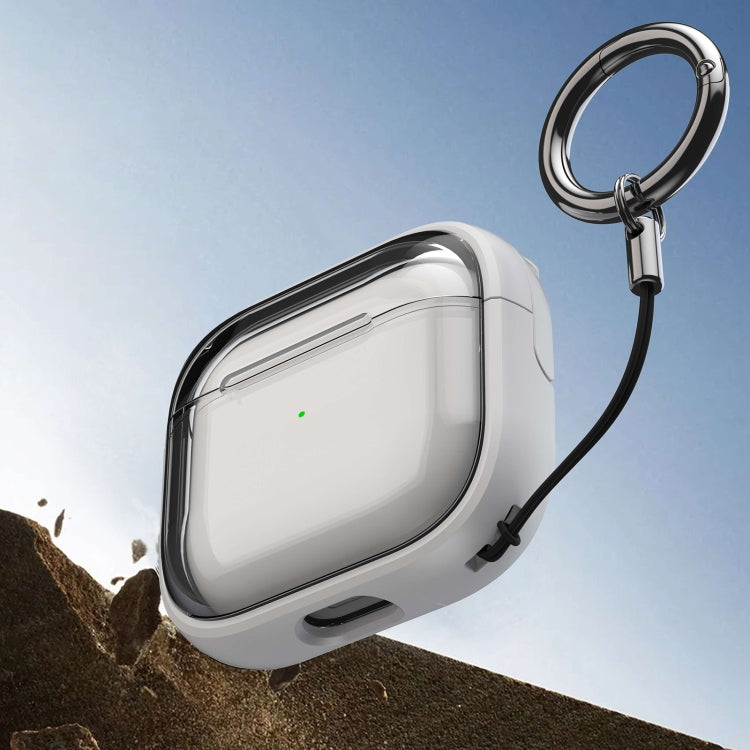 For AirPods Pro 1 TPU Hybrid PC Case with Holder(Tansparent) - For AirPods Pro by PMC Jewellery | Online Shopping South Africa | PMC Jewellery | Buy Now Pay Later Mobicred