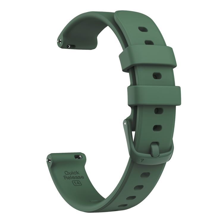 For Garmin Lily 2 Silicone Watch Band Wristband(Dark Green) - Watch Bands by PMC TechLife | Online Shopping South Africa | PMC TechLife