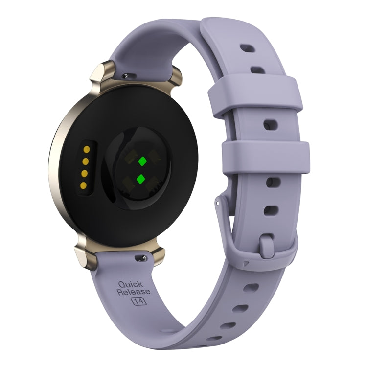 For Garmin Lily 2 Silicone Watch Band Wristband(Roland Purple) - Watch Bands by PMC TechLife | Online Shopping South Africa | PMC TechLife