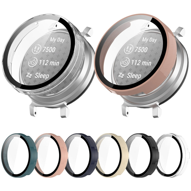 For Garmin Lily 2 PC + Tempered Film Integrated Watch Protective Case(Black) - Watch Cases by PMC TechLife | Online Shopping South Africa | PMC TechLife