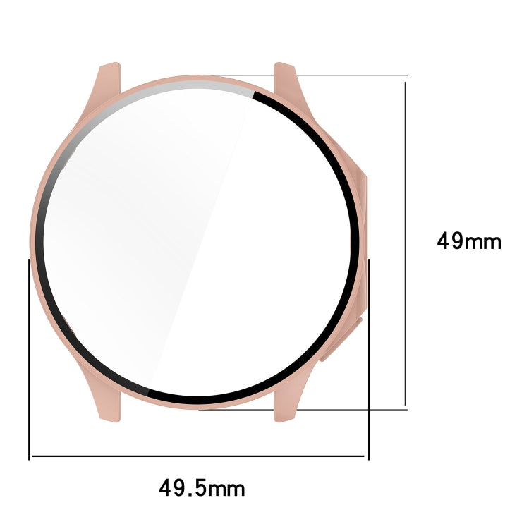 For OnePlus Watch 2 / OPPO Watch X PC + Tempered Film Integrated Watch Protective Case(Transparent) - Watch Case by PMC TechLife | Online Shopping South Africa | PMC TechLife | Buy Now Pay Later Mobicred