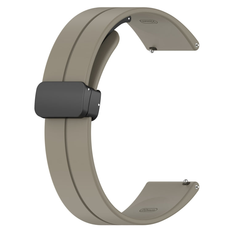 18mm Groove Folding Black Buckle Silicone Watch Band(Space Grey) - free shipping - PMC TechLife - Order now!