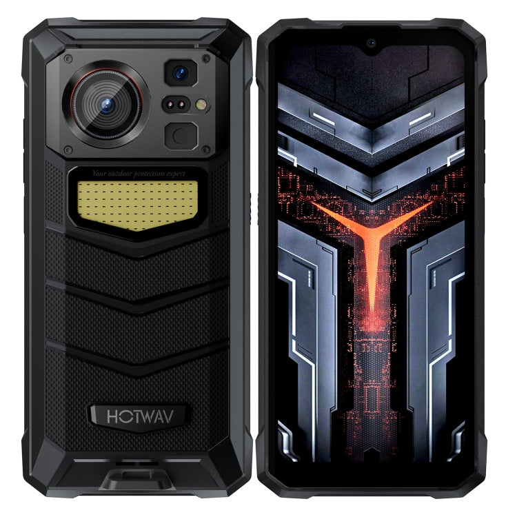 HOTWAV W11 Rugged Phone, 6GB+256GB, Night Vision, 20800mAh, 6.6 inch Android 13 MT8788 Octa Core, Network: 4G, OTG(Cosmic Black) - free shipping - PMC TechLife - Order now!