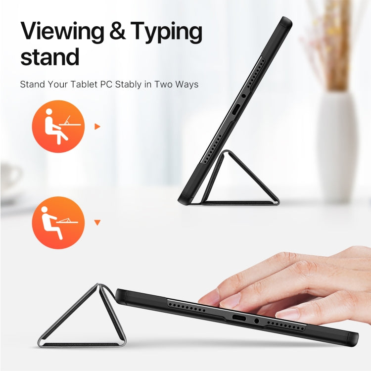For Xiaomi Redmi Pad Pro 12.1 DUX DUCIS Domo Series Cloth Texture Magnetic Leather Tablet Case(Black) - More Tablet Cases by DUX DUCIS | Online Shopping South Africa | PMC TechLife | Buy Now Pay Later Mobicred