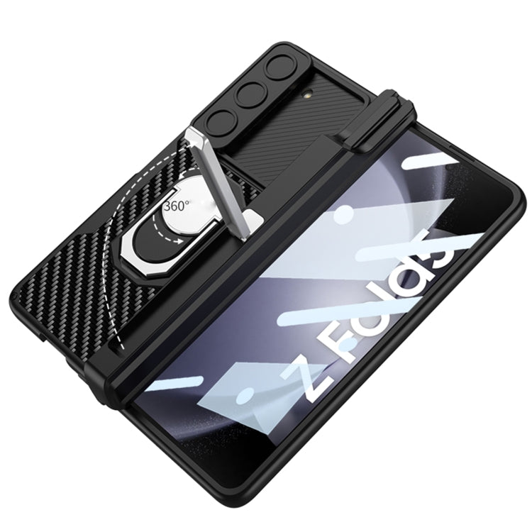 For Samsung Galaxy Z Fold5 GKK Integrated Magnetic Armor Full Coverage Phone Case(Brushed Texture) - free shipping - PMC Jewellery - Order now!