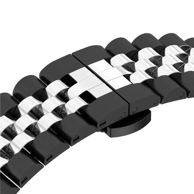 For Xiaomi Mi Band 8 Pro Five-bead Butterfly Buckle Metal Watch Band(Rose Gold) - Watch Bands by PMC TechLife | Online Shopping South Africa | PMC TechLife