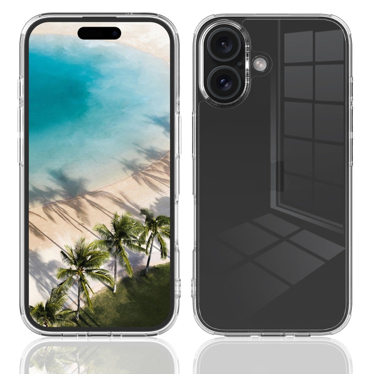 For iPhone 16 Scratchproof Acrylic TPU Phone Case(Transparent) - iPhone 16 Cases by PMC TechLife | Online Shopping South Africa | PMC TechLife | Buy Now Pay Later Mobicred