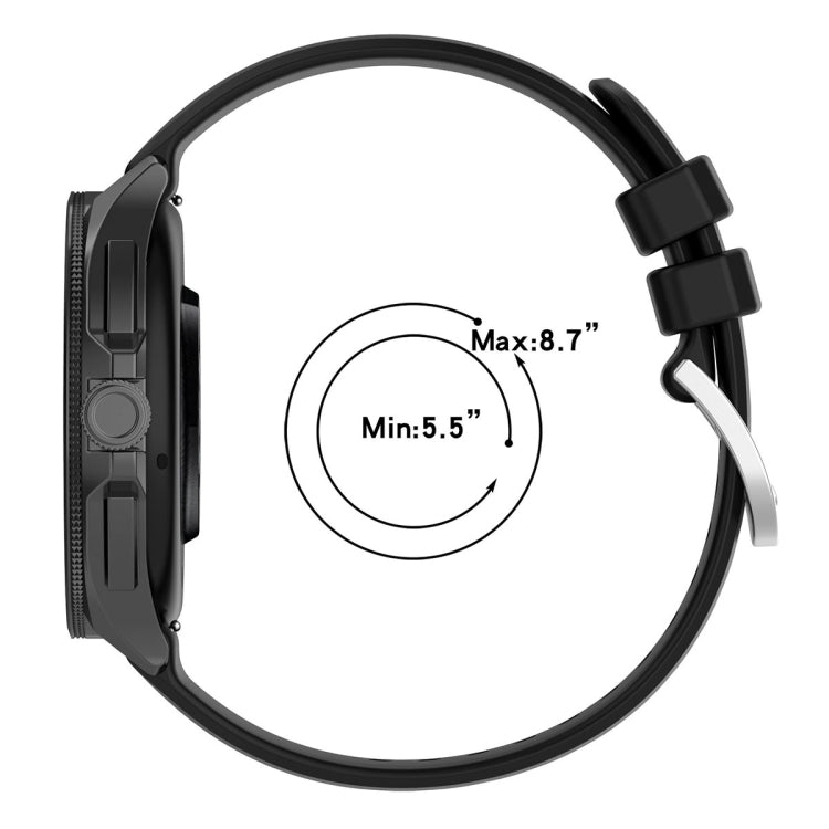 For Xiaomi Watch 2 Liquid Glossy Silver Buckle Silicone Watch Band(Light Pink) - Watch Bands by PMC TechLife | Online Shopping South Africa | PMC TechLife