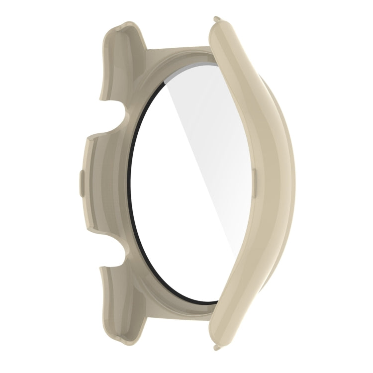 For Honor Watch GS 4 PC + Tempered Film Integrated Watch Protective Case(Ivory White) - Watch Cases by PMC TechLife | Online Shopping South Africa | PMC TechLife