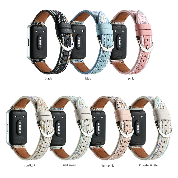 For Samsung Galaxy Fit 3 Woolen Leather Watch Band(Starlight) - free shipping - PMC TechLife - Order now!