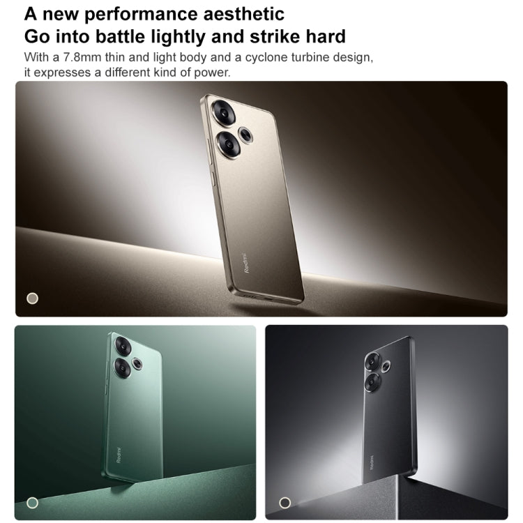 Xiaomi Redmi Turbo 3, 12GB+512GB, 6.67 inch Xiaomi HyperOS Snapdragon 8s Gen 3 Octa Core 3.0GHz, NFC, Network: 5G, Support Google Play(Titanium) - free shipping - PMC TechLife - Order now!