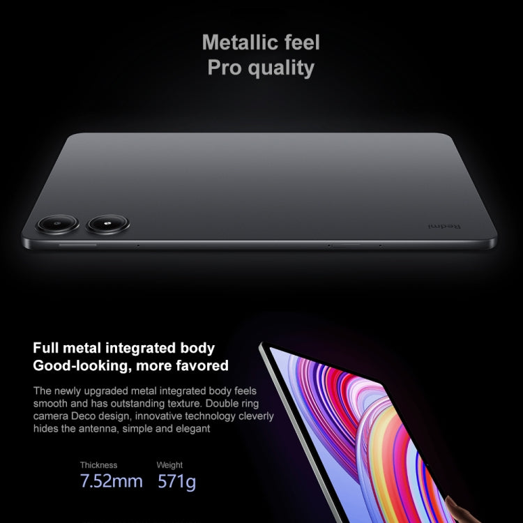 Xiaomi Redmi Pad Pro 12.1 inch Tablet PC, 6GB+128GB, HyperOS Qualcomm Snapdragon 7s Gen2 Octa Core, 10000mAh Battery(Cyan) - free shipping - PMC TechLife - Order now!