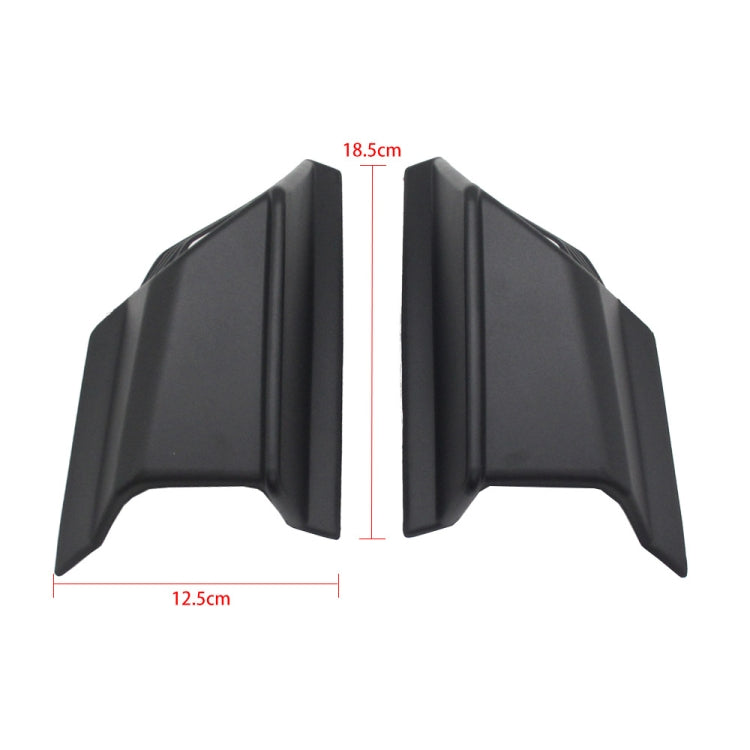 For Honda ADV160 2019-2023 Motorcycle Winglet Aerodynamic Wing Kit Spoiler(Black) - free shipping - PMC TechLife - Order now!