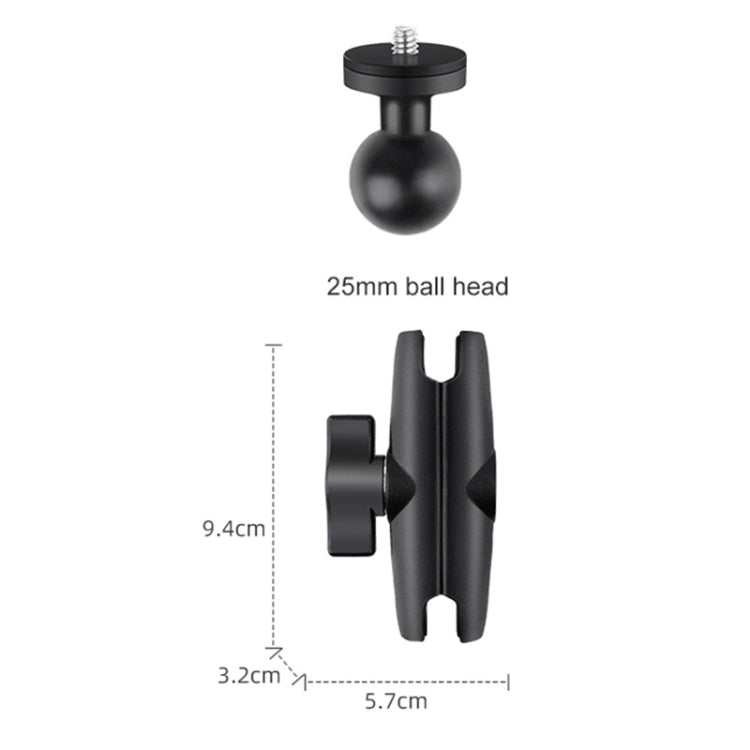 3 in 1 U-Type Mount Selfie Stick Motorcycle Clamps Handlebar Fixed Mount - Holder by PMC TechLife | Online Shopping South Africa | PMC TechLife | Buy Now Pay Later Mobicred