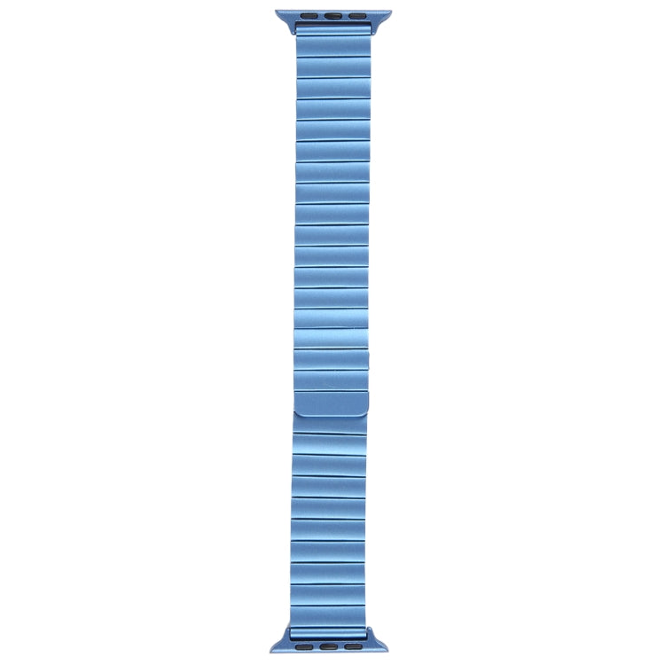For Apple Watch Ultra 2 49mm Bamboo Stainless Steel Magnetic Watch Band(Blue) - free shipping - PMC TechLife - Order now!