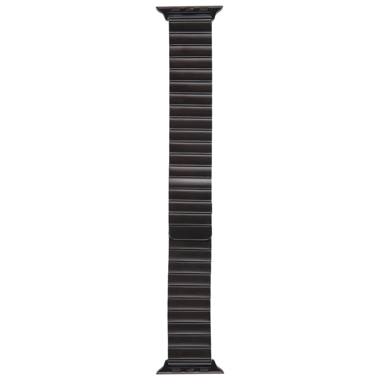 For Apple Watch SE 2022 40mm Bamboo Stainless Steel Magnetic Watch Band(Black) - free shipping - PMC TechLife - Order now!