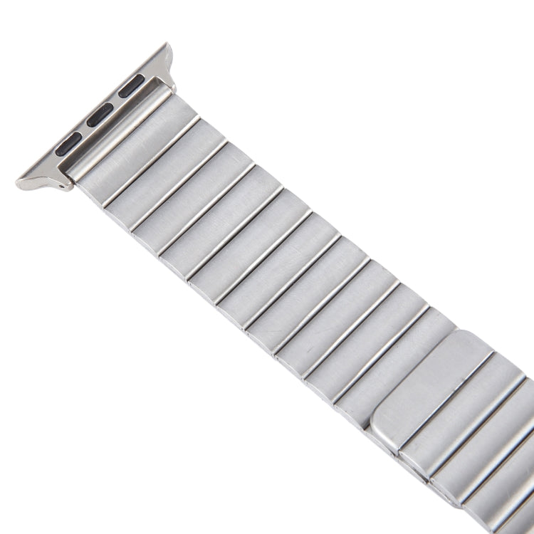 For Apple Watch SE 2022 44mm Bamboo Stainless Steel Magnetic Watch Band(Sliver) - free shipping - PMC TechLife - Order now!