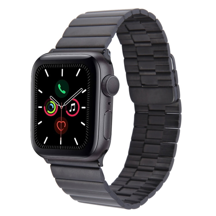 For Apple Watch Series 5 40mm Bamboo Stainless Steel Magnetic Watch Band(Black) - free shipping - PMC TechLife - Order now!
