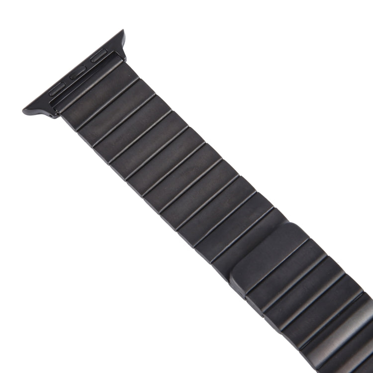 For Apple Watch Series 5 40mm Bamboo Stainless Steel Magnetic Watch Band(Black) - free shipping - PMC TechLife - Order now!