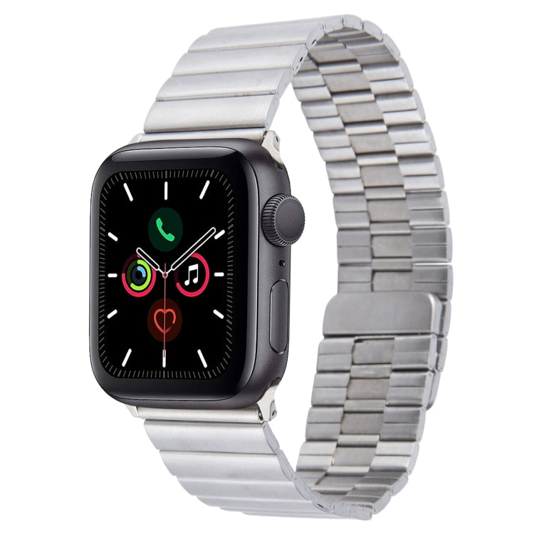 For Apple Watch Series 5 40mm Bamboo Stainless Steel Magnetic Watch Band(Sliver) - free shipping - PMC TechLife - Order now!