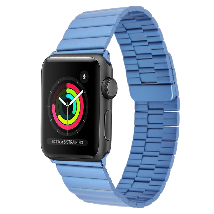 For Apple Watch Series 2 42mm Bamboo Stainless Steel Magnetic Watch Band(Blue) - free shipping - PMC TechLife - Order now!