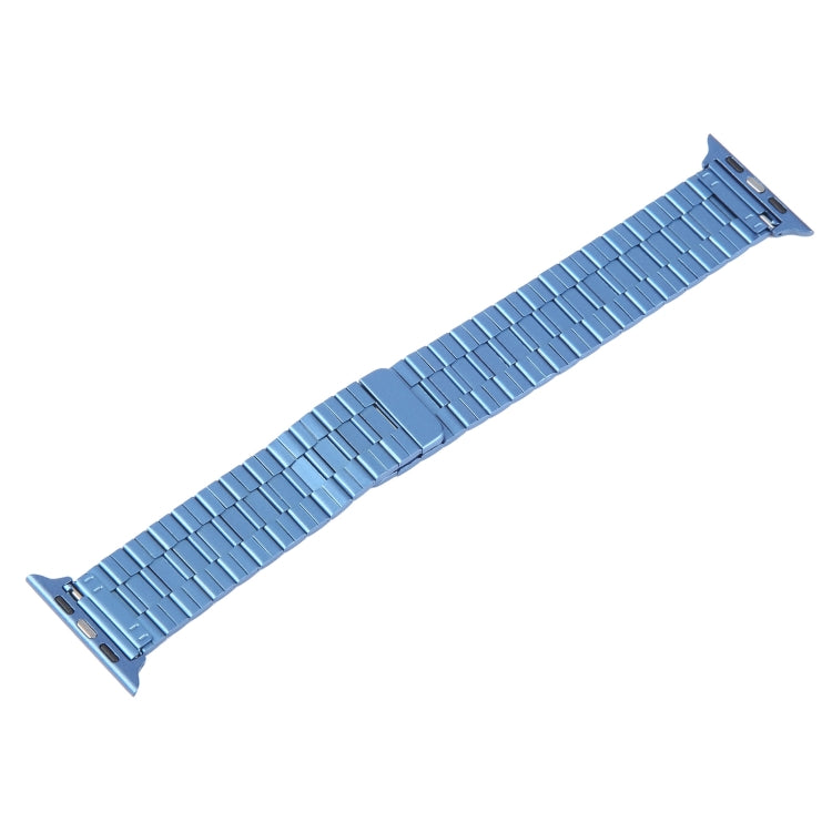 For Apple Watch Series 2 42mm Bamboo Stainless Steel Magnetic Watch Band(Blue) - free shipping - PMC TechLife - Order now!