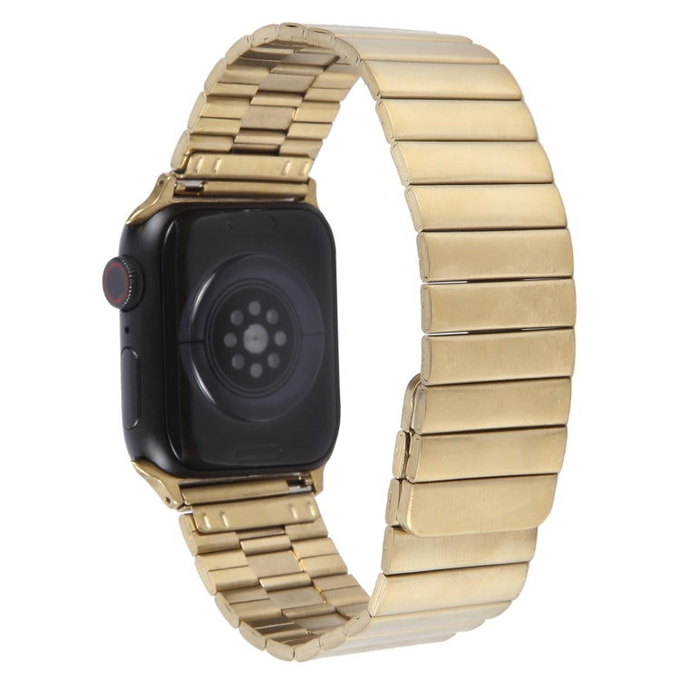 For Apple Watch Series 2 38mm Bamboo Stainless Steel Magnetic Watch Band(Gold) - free shipping - PMC TechLife - Order now!