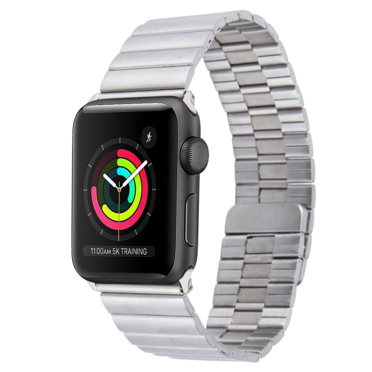 For Apple Watch Series 2 38mm Bamboo Stainless Steel Magnetic Watch Band(Sliver) - free shipping - PMC TechLife - Order now!
