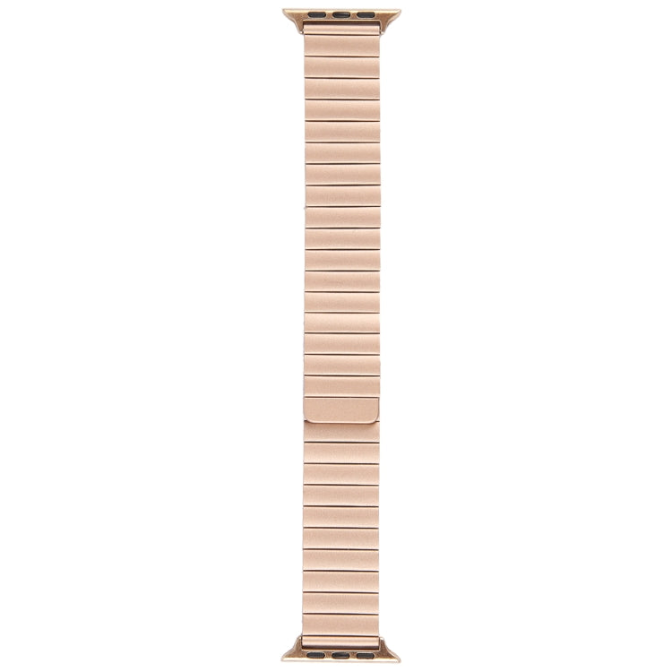 For Apple Watch 42mm Bamboo Stainless Steel Magnetic Watch Band(Rose Gold) - free shipping - PMC TechLife - Order now!